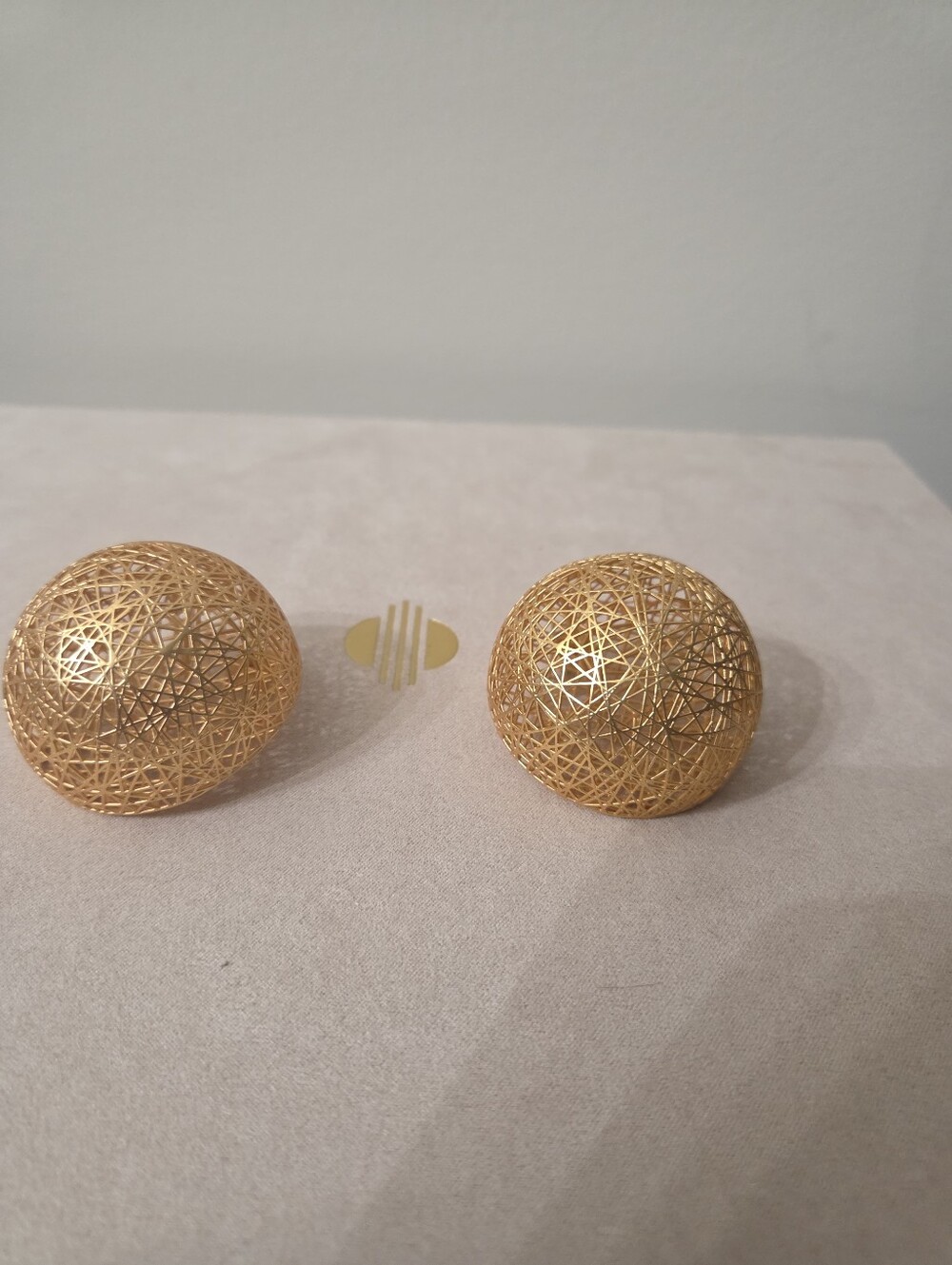 TEBO Gold Khoi Earrings - Bold Statement LARGE - Picture 3 of 4